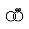 wedding-ring-icon-in-flat-style-marriage-concept-vector-33587097